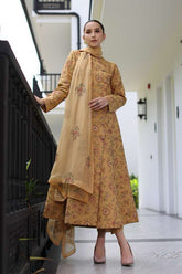 Bareeze 1029 – Luxury 3PC Embroidered Lawn Suit with Zarri Bamber Dupatta